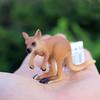 Handmad Kangaroo Action Figures Statue Simulated Wild Kangaroo Figurines  Children Toys