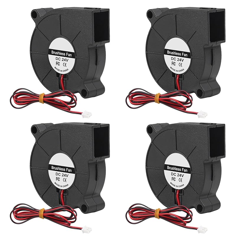4PCS 5015 USB 5V Blower Cooling Fan 50mm x 50mm x 15mm 5V USB Blower Fan for Small Appliances Series Replacement