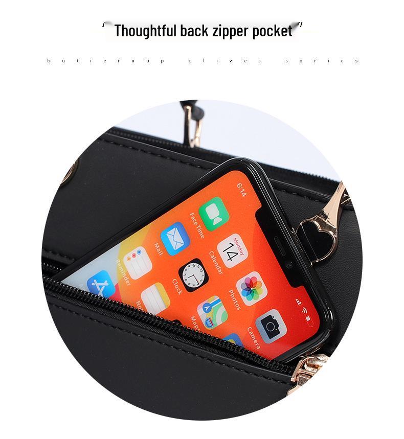 Four Seasons Fashionable Crossbody Single Shoulder Bag for Women - Versatile and Stylish Handbag for Trendy, Mature Style.