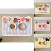 Cute Animal Silicone Diatomite Spillproof Pet Feeding Mat For Dining And Feeding