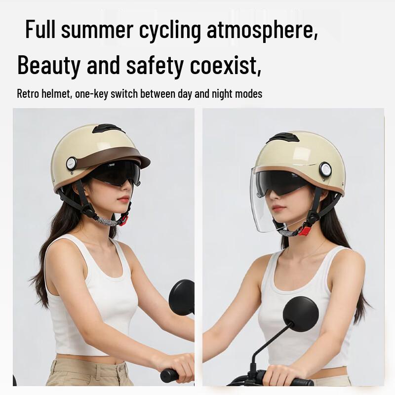 AD 895 3C Certified Electric Bike & Motorcycle Half Helmet