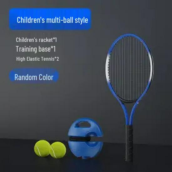 Solo Tennis Trainer Set with Rebound Base & String