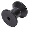 3 Zoll Bootsanhängerrolle Hohe Elastizität TPU 14mm Achse Schwarze Bugrolle Verschleißfest Stoßfest