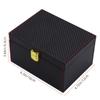 Premium Leather Box for Explosions Faraday Carbon Fiber Car Key RFID Signal Shielding Box Wooden & Bamboo Pu Gift Box Set