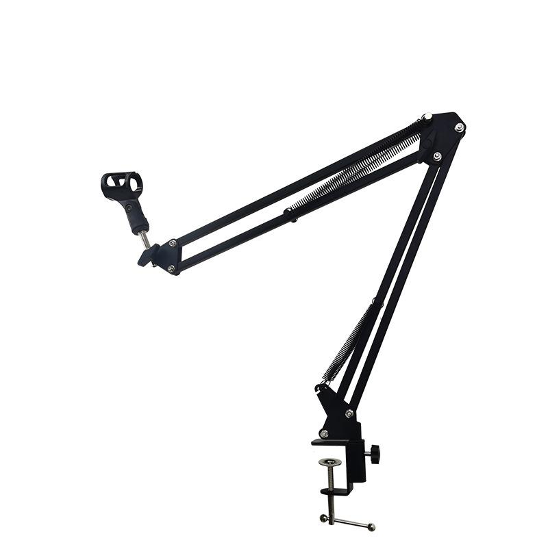 NB35 Universal Folding Microphone Boom Arm Stand with Clamp for Desktop Live Streaming.