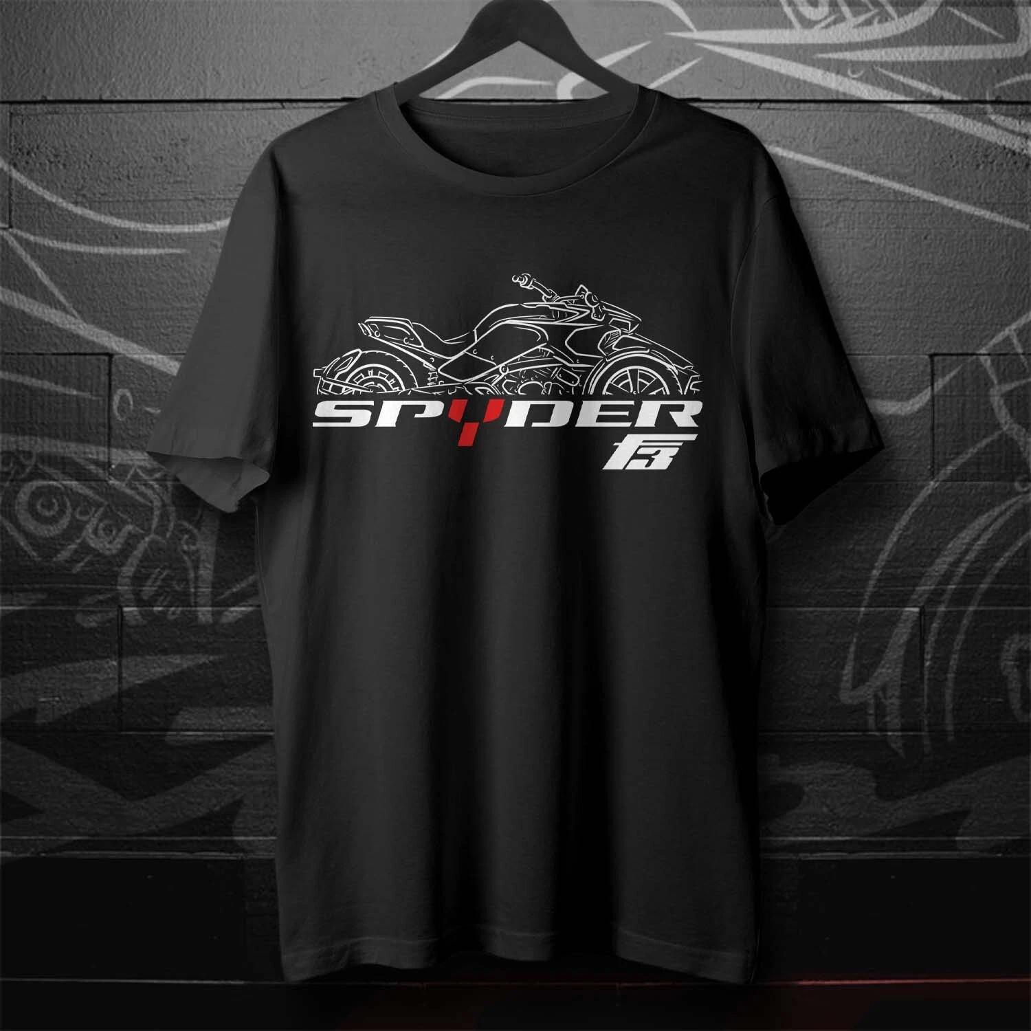 Black men s and women s T-shirt Can Am F3 Spyder XL