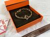 Kelly Pig Nose Full Diamond Women's Bracelet - V Gold Rose Gold, Light Luxury Fashion