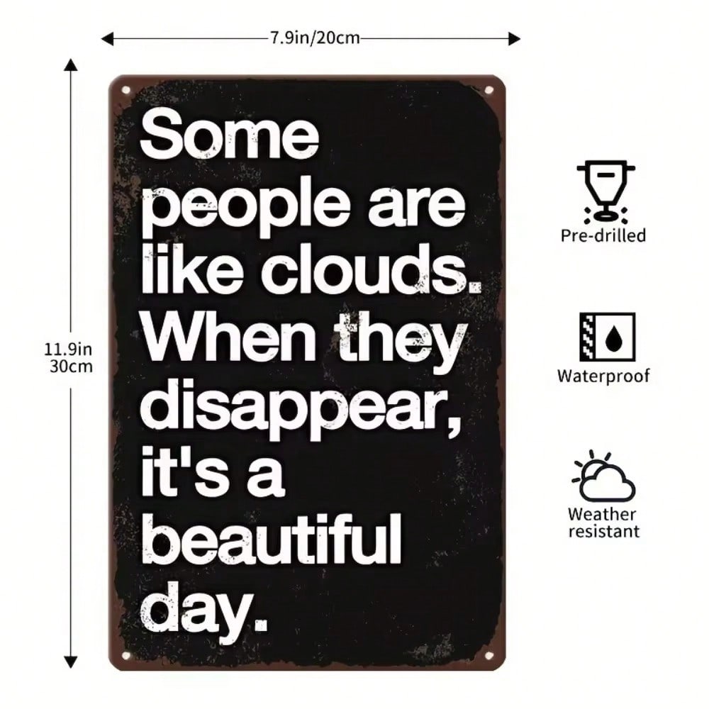 

Hilarious Aluminum Metal Sign Porch Office Garage Decor Creative Gift 20X30 різнокольоровий