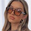 Double Beam Square Sunglasses UV400 Retro Eyewear Fashion Pilot Sun Glasses  Outdoor