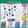 Elegant Women Summer Fashion Long Sleeve Blouse V-neck Stylish Dot Printed Shirts Tops