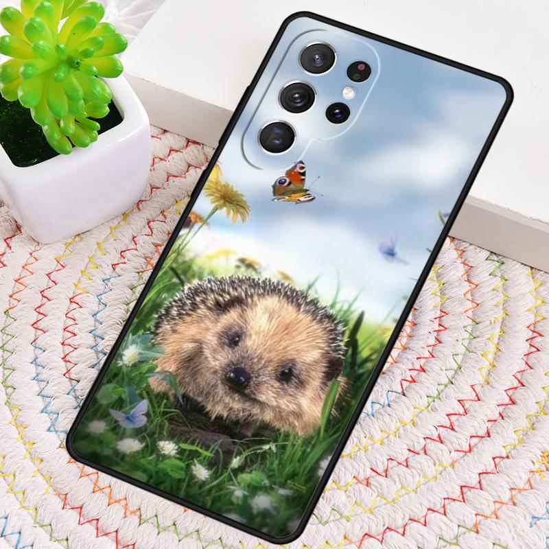Süße kleine Igel Handyhülle für Samsung Galaxy note 10 pro S26 Ultra S23 S24 FE S25 S21 S22 PLUS stoßfeste Hülle