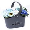 Soap Flowers Bouquet Blue Petite Basket
