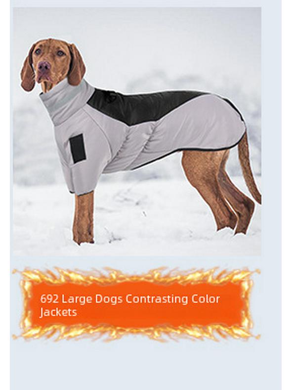 Reflective Waterproof & Windproof Dog Coat for Fall/Winter