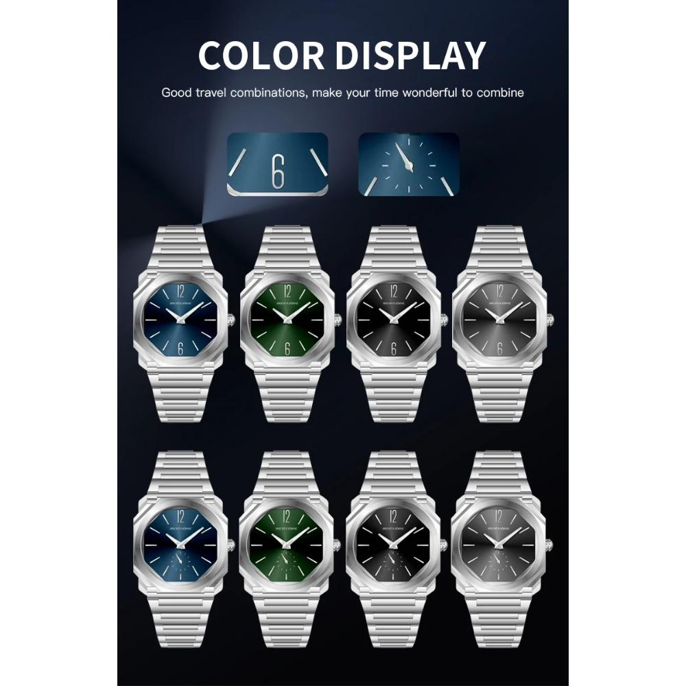 2026 New Hot Selling 38MM Specht & Söhne Quartz Watch For Men Ultrathin 316L Stainless Steel Watches Sapphire Crystal Waterproof