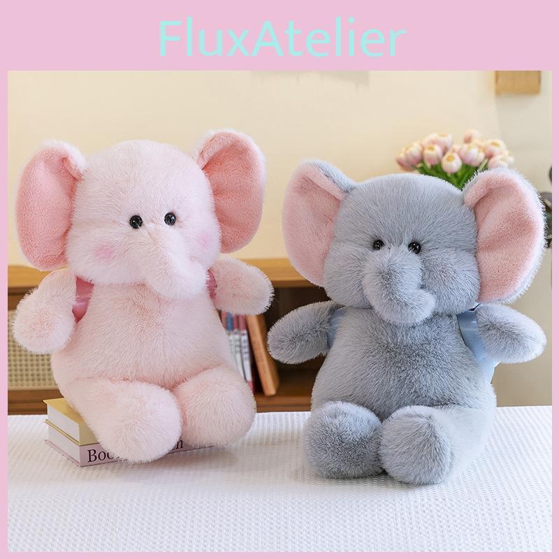 Adorable Pink And Gray Elephant Plush Pillow For Kids And Girls Perfect Gift