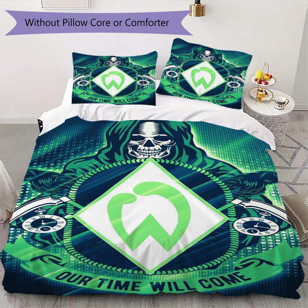 Bremen Germany Pattern Bedding Uilt Set Uilt Cover Pillowcase Home Decoration Birthday Gift (1 * Duvet Cover + 2 * Pillowcase Without Core)20