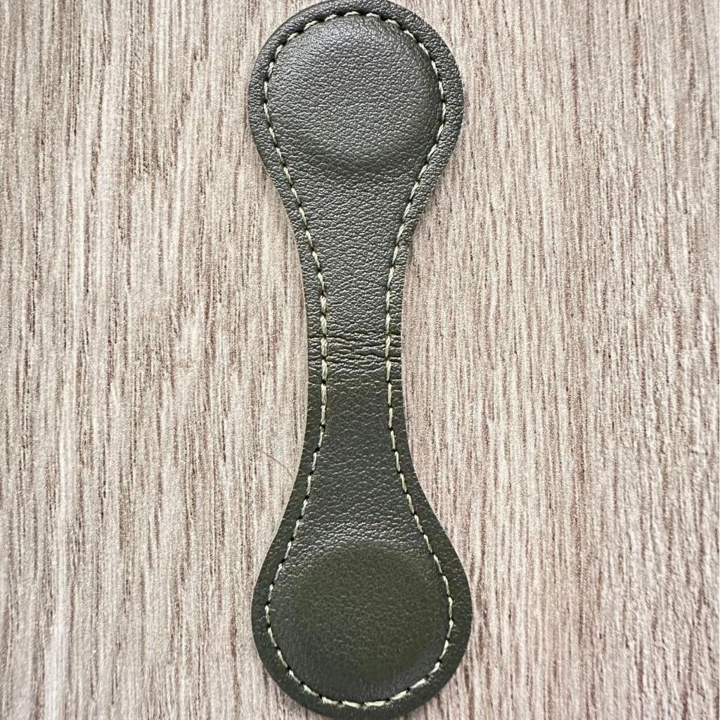 Crazy Horse Leather Double-Sided Magnetic Bookmark Clip