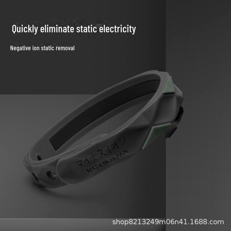 "Unisex Anti-Statik Spor Bilekliği - İnsan Vücudundaki Statik Boşalmayı Önleyici"