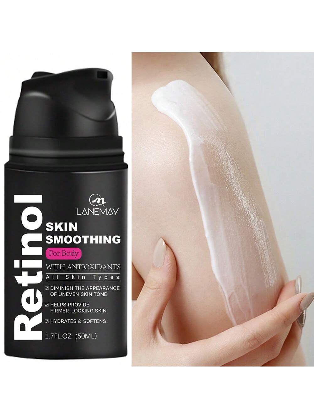 

1шт лосьон для тела с ретинолом 50мл 50ml чёрный