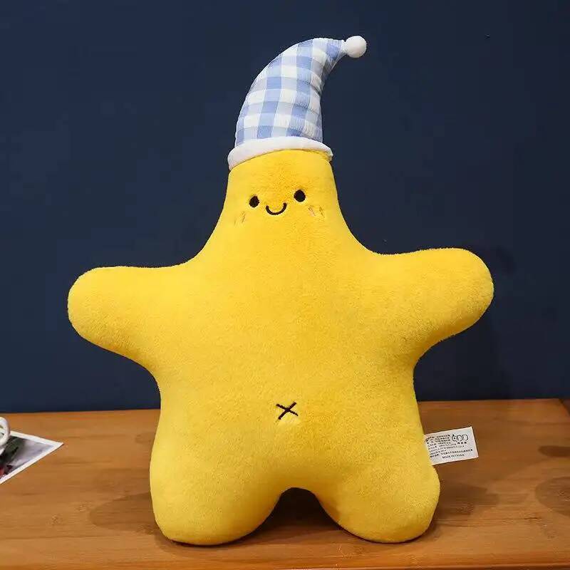 Nieuwste Goedenacht Zeester Kussen Kawaii Knuffel Pluche Speelgoed Pop Cartoon Anime Schattig Kinderverjaardagscadeau Pop Kerst 35cm