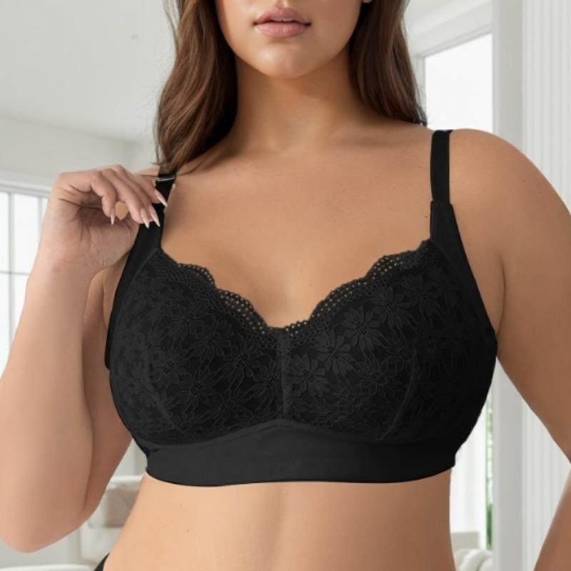 Sexy European and American Back Push-up Bra with No Steel Ring Small Breasts and Anti-sagging Underwear