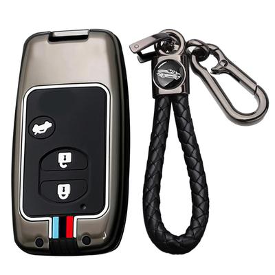 [TECART] Toyota Majesta Mark X Camry Aqua Lactis Prius Smart Key Hülle, Leuchtende Tasten,