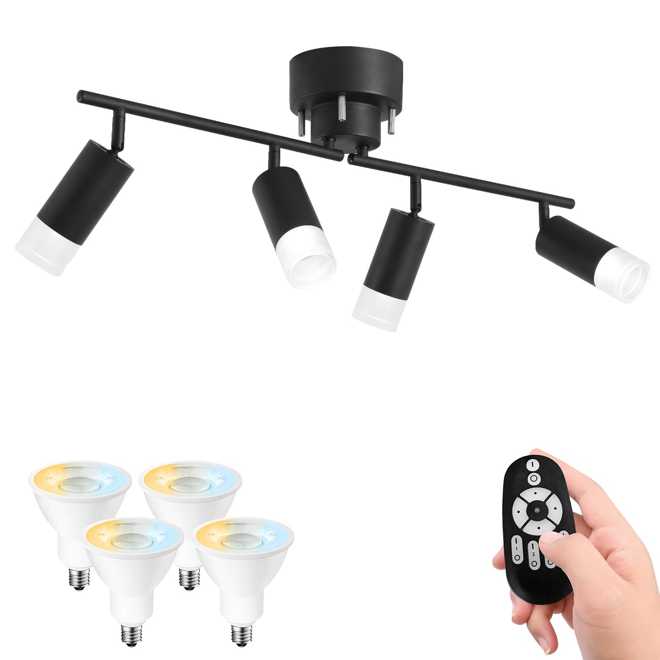 

Pirlamp Ceiling 4 6 tatami 8 tatami Power consumption to 40W E11 remote control cylindrical Scandinavian with LED acrylic black Light, lights,