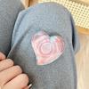Creative Heart Laser Phone Grip: Japanese-Korean Style Airbag Holder with Telescopic Ring