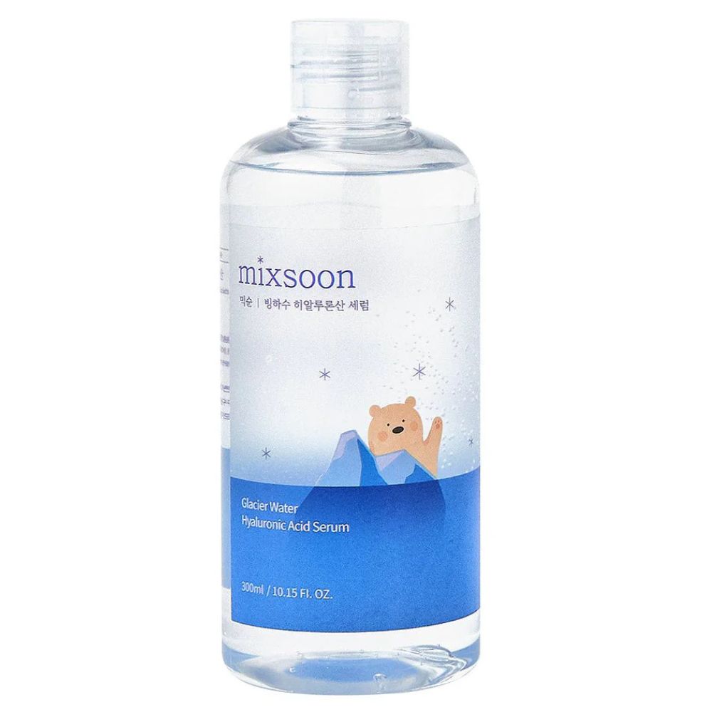 [Mixsoon] Serum z kwasem hialuronowym i wodą lodowcową Głębokie nawilżenie Codzienne serum do twarzy 100ml / 300ml 300ml 1EA