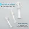 Transparent Plastic Refillable Hydrating Spray Bottle, 50ml/80ml, Fine Mist Press-Type