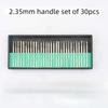 For Glass, Jade, Ceramic, Stone & Alloy Grinding Polishing Diamond Grinding Needles  Cylindrical Burrs, High Hardness