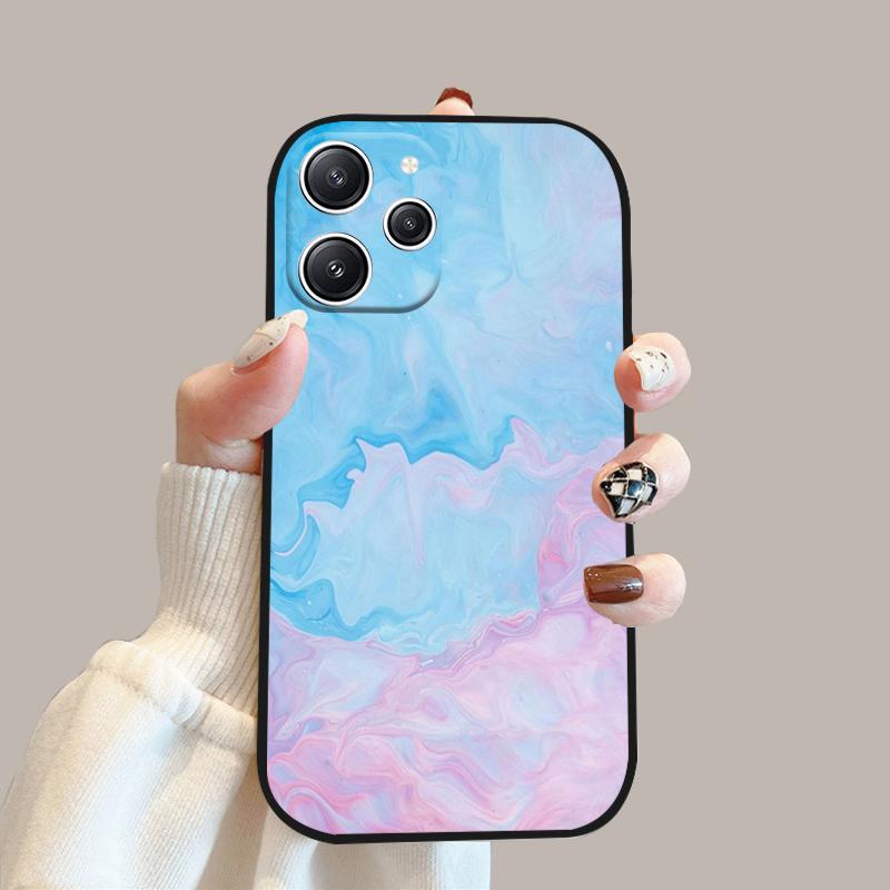 For Redmi 12 4G 5G Silicone TPU Soft Case For Redmi 12R Phone Bumper Cover For Xiaomi Redmi Note 12R 5G Protective Fundas Cases