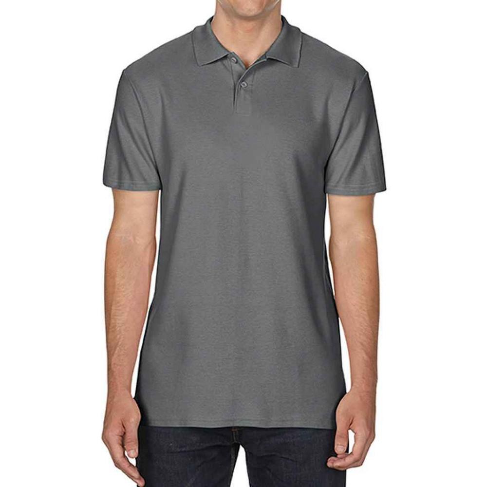 Gildan Mens SoftStyle Double Pique Polo Shirt