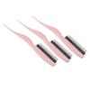 3Pcs Tsing Hair Brush Ergonomic Handle Portable Tsing Brush Rat Tail Comb for Home Travel