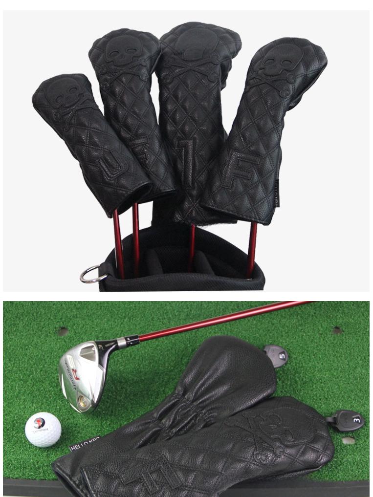Copertura Impermeabile per Mazza da Golf con Teschio di Diamanti: Protegge i Legni 1/3/5/UT