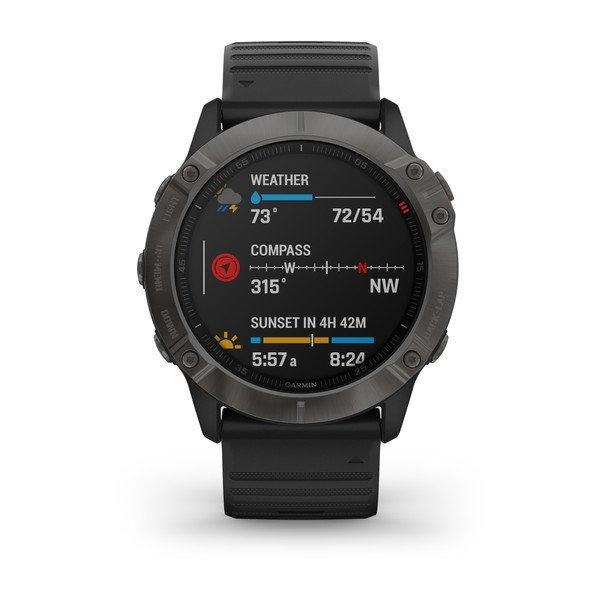 Garmin f?nix 6x pro sapphire montre intelligente gris 3,56 cm (1.4\