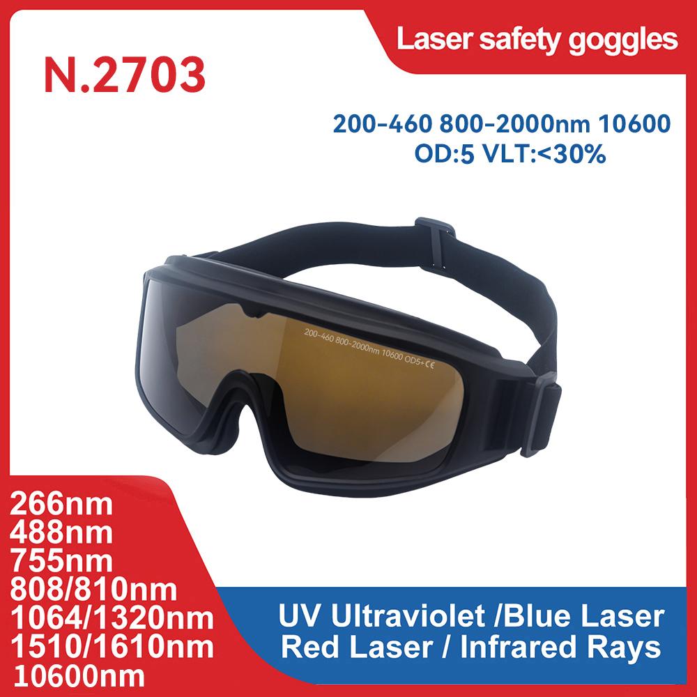 190-2000nm Laser Protective Glasses Certified Diode Laser Glasses Detector Laser Goggles