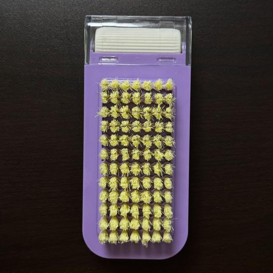 2-in 1 Rolling Soap Box with Brush Multifunctional Soap Foaming Box for Laundry Portable Soap Scrubbing Dispenser for Home Bathroom Kitchen Travel