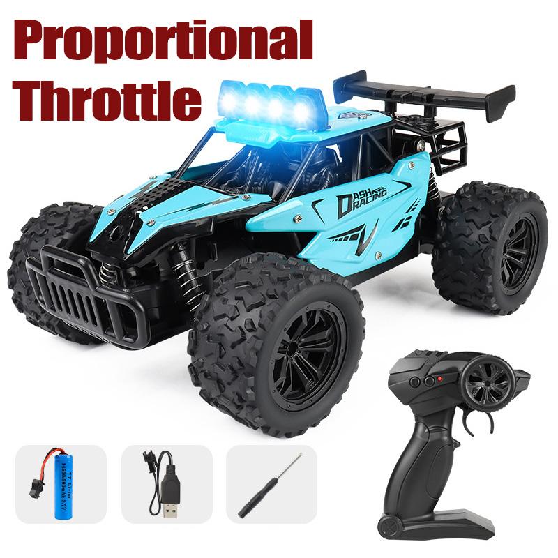 1:16 Remote Control Car Off Road Drift With Led High-Speed Rc Car Climbing Vehicle Trucks 2.4G Children Outdoor Toy Gift