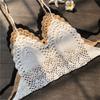 Crochet Women Lace Vest Crop Top Knitted Bra Boho Beachwear Bikini Holiday Tank