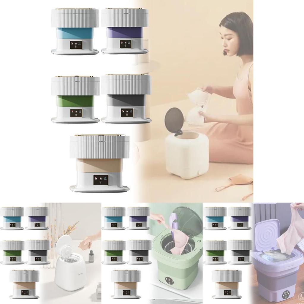 Home Cleaning Portable Washing Machine With Rotatable Function For Dorms And Baby Use