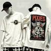 Pixies Für Fan Geschenk T-Shirt Unisex Unisex Harajuku Oversized Unisex Kurzarm Streetwear Hohe Qualität Paare Bequem Klassisch
