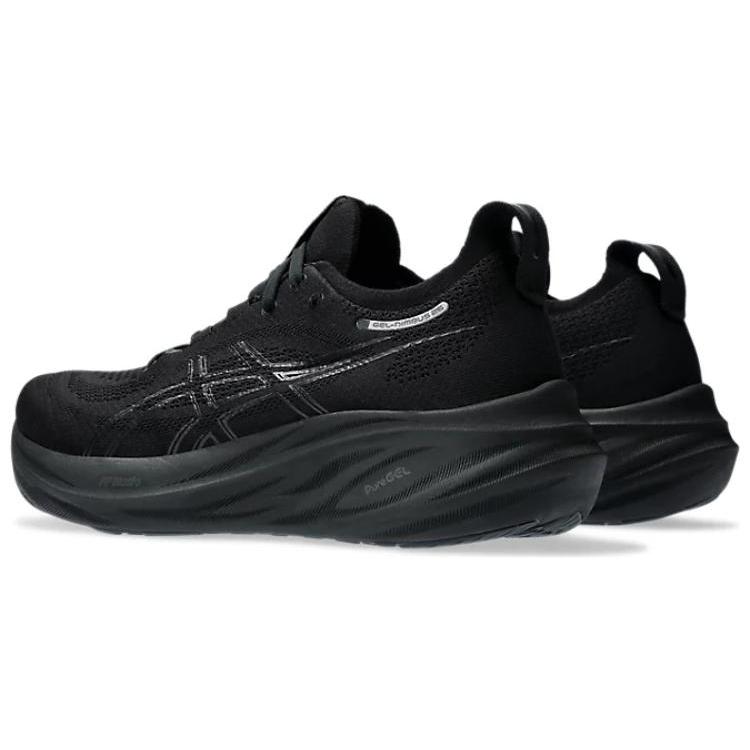 New Asics Gel Nimbus 26 Wide 'Triple Black' Women's 1012B602-002