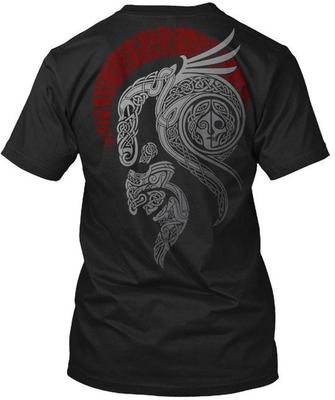 Vikingodinnorse T-Shirt Made In the USA Size S To 5XL