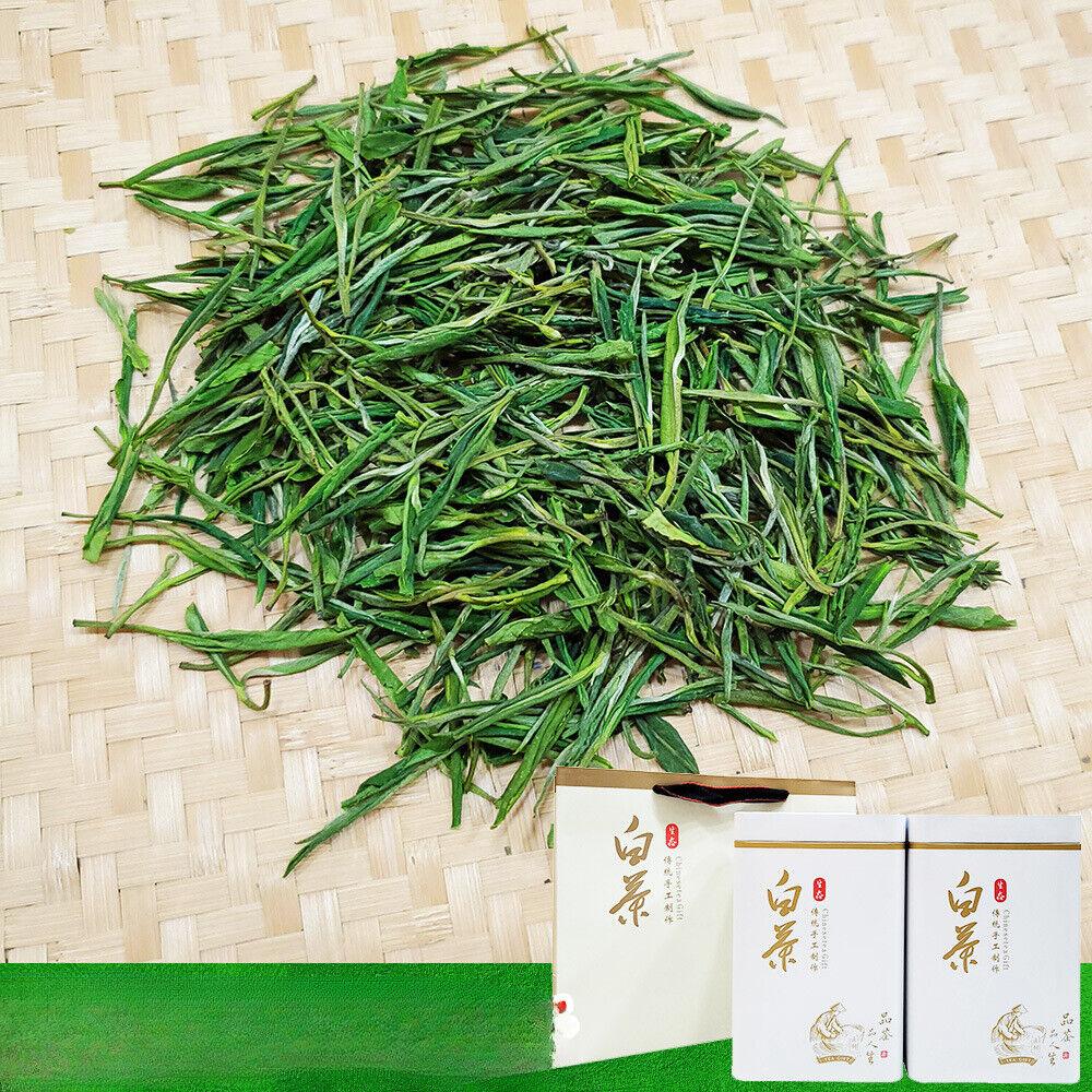 2023 New Tea White Tea Green Tea Mao Feng Type White Leaf Tea Tin 500g/1,1lb