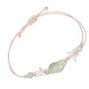 Ocean Theme Ceramic Starfish Conch Braided Bracelet Lightweight Handchain Jewelry For Women Beach Party Daily Wear