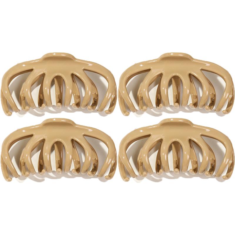 Korean Style Acrylic Solid Color Hair Clip Women's High-end Fashion Shark Clip Hair Accessories