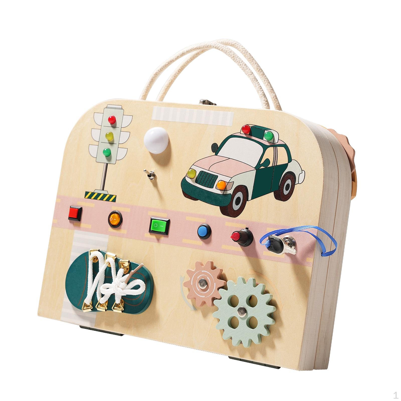 

Montessori Busy Board Christmas Gifts Preschool Activities Lights Switch Toy