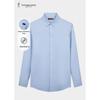 Webbing Trim Oxford Casual Long Sleeve Shirt
