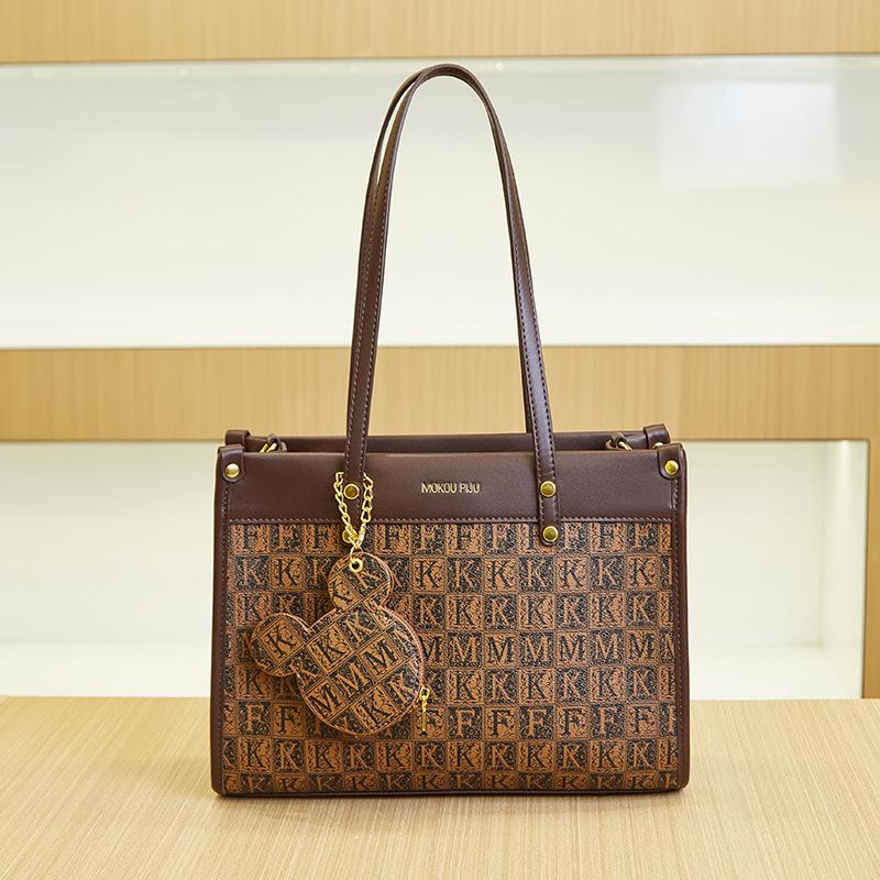 

Large capacity tote women s bag trendy high sense versatile shoulder bag simple fashion messenger handbag